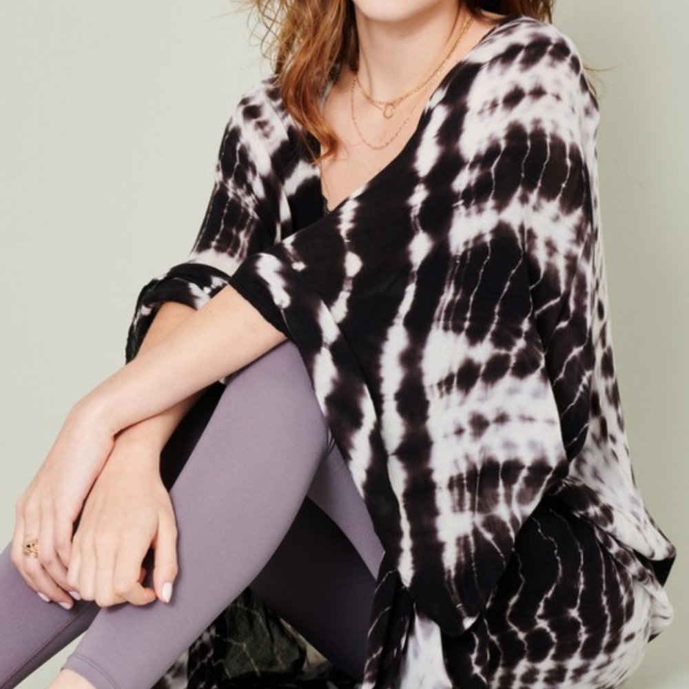 Hand Made Tie Dyed Long Kimono
